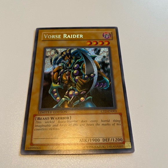 YuGiOh Vorse Raider Limited Edition YuGiOh Vorse Raider Limited Edition